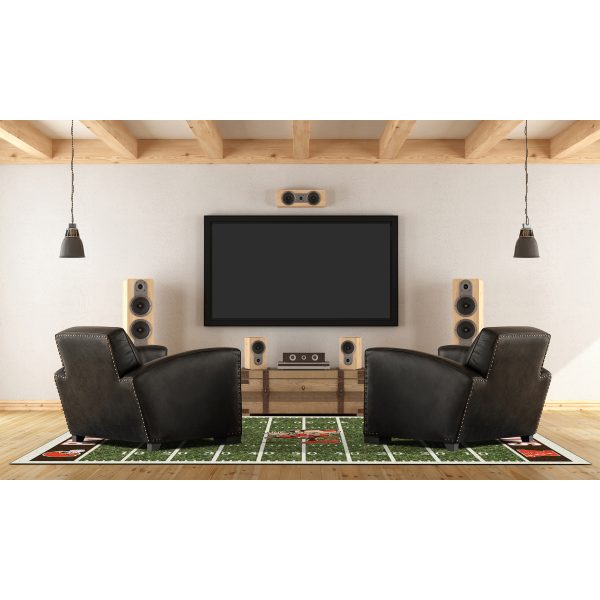 Cleveland Browns Homefield Football Field Area Rug 6x8 1