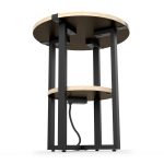 Cleveland Browns Laser Etched Charging Station Side Table