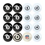 Cleveland Browns Regulation Billiard Ball Set
