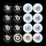 Cleveland Browns Regulation Billiard Ball Set