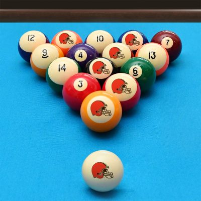 Cleveland Browns Retro Polyester Billiard Ball Set