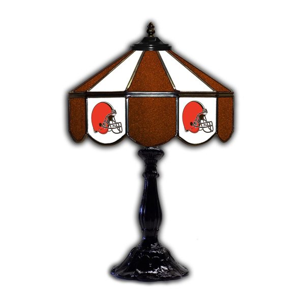 Cleveland Browns Tiffany Style 21 inch Glass Table Lamp