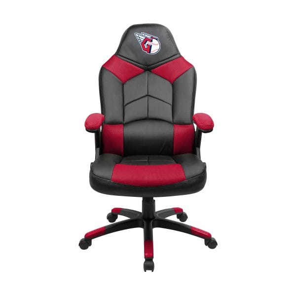 Cleveland Guardians Embroidered Oversized Gaming Chair with Pouch 1