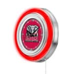 University of Alabama (Elephant) 15-Inch Neon Logo Clock in Chrome 7 University of Alabama (Elephant) 15-Inch Neon Logo Clock in Chrome