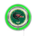 University of Alabama at Birmingham 15-Inch Neon Logo Clock in Chrome 6 University of Alabama at Birmingham 15-Inch Neon Logo Clock in Chrome