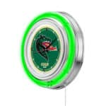 University of Alabama at Birmingham 15-Inch Neon Logo Clock in Chrome 7 University of Alabama at Birmingham 15-Inch Neon Logo Clock in Chrome