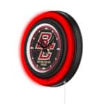 Boston College 15-Inch Neon Logo Clock in Black 7 Boston College 15-Inch Neon Logo Clock in Black