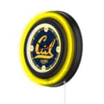 University of California 15-Inch Neon Logo Clock in Black 7 University of California 15-Inch Neon Logo Clock in Black