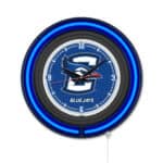 Creighton University 15-Inch Neon Logo Clock in Black 6 Creighton University 15-Inch Neon Logo Clock in Black