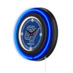 Grand Valley State University 15-Inch Neon Logo Clock in Black