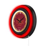 University of Louisiana at Monroe 15-Inch Neon Logo Clock in Black