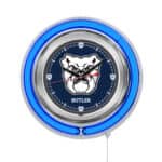 Butler University 15-Inch Neon Logo Clock in Chrome 6 Butler University 15-Inch Neon Logo Clock in Chrome