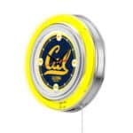 University of California 15-Inch Neon Logo Clock in Chrome 7 University of California 15-Inch Neon Logo Clock in Chrome