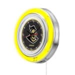 University of Central Florida 15-Inch Neon Logo Clock in Chrome