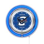 Creighton University 15-Inch Neon Logo Clock in Chrome 6 Creighton University 15-Inch Neon Logo Clock in Chrome