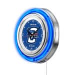 Creighton University 15-Inch Neon Logo Clock in Chrome 7 Creighton University 15-Inch Neon Logo Clock in Chrome