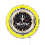 Vegas Golden Knights - 2023 Stanley Cup 15-Inch Neon Logo Clock in Chrome 6 Vegas Golden Knights - 2023 Stanley Cup 15-Inch Neon Logo Clock in Chrome