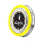 Vegas Golden Knights - 2023 Stanley Cup 15-Inch Neon Logo Clock in Chrome 7 Vegas Golden Knights - 2023 Stanley Cup 15-Inch Neon Logo Clock in Chrome