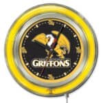 Missouri Western State University 15-Inch Neon Logo Clock in Chrome 6 Missouri Western State University 15-Inch Neon Logo Clock in Chrome