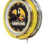 Missouri Western State University 15-Inch Neon Logo Clock in Chrome 7 Missouri Western State University 15-Inch Neon Logo Clock in Chrome