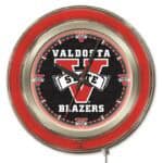 Valdosta State University 15-Inch Neon Logo Clock in Chrome 6 Valdosta State University 15-Inch Neon Logo Clock in Chrome