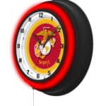 United States Marine Corps (Red/Yellow) 19-Inch Double Neon Wall Clock in Black 7 United States Marine Corps (Red/Yellow) 19-Inch Double Neon Wall Clock in Black