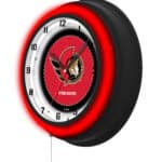 Ottawa Senators 19-Inch Double Neon Wall Clock in Black