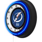 Tampa Bay Lightning 19-Inch Double Neon Wall Clock in Black 7 Tampa Bay Lightning 19-Inch Double Neon Wall Clock in Black
