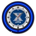 Xavier 19-Inch Neon Logo Clock in Black 6 Xavier 19-Inch Neon Logo Clock in Black