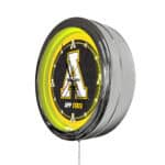 Appalachian State University 16-Inch LED Wall Clock in Chrome 4 Appalachian State University 16-Inch LED Wall Clock in Chrome