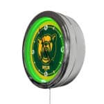 Baylor University 16-Inch LED Wall Clock in Chrome 4 Baylor University 16-Inch LED Wall Clock in Chrome