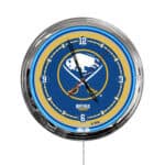 Buffalo Sabres 16-Inch LED Wall Clock in Chrome 3 Buffalo Sabres 16-Inch LED Wall Clock in Chrome