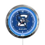 Creighton University 16-Inch LED Wall Clock in Chrome 3 Creighton University 16-Inch LED Wall Clock in Chrome