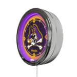 East Carolina University 16-Inch LED Wall Clock in Chrome