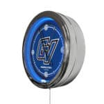Grand Valley State University 16-Inch LED Wall Clock in Chrome