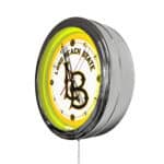 Long Beach State University 16-Inch LED Wall Clock in Chrome 4 Long Beach State University 16-Inch LED Wall Clock in Chrome