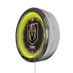 Vegas Golden Knights 16-Inch LED Wall Clock in Chrome 4 Vegas Golden Knights 16-Inch LED Wall Clock in Chrome