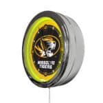 University of Missouri 16-Inch LED Wall Clock in Chrome