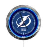 Tampa Bay Lightning 16-Inch LED Wall Clock in Chrome 3 Tampa Bay Lightning 16-Inch LED Wall Clock in Chrome