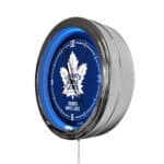 Toronto Maple Leafs 16-Inch LED Wall Clock in Chrome 4 Toronto Maple Leafs 16-Inch LED Wall Clock in Chrome