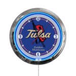 University of Tulsa 16-Inch LED Wall Clock in Chrome 3 University of Tulsa 16-Inch LED Wall Clock in Chrome