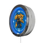 University of Kentucky (Cat) 16-Inch LED Wall Clock in Chrome 4 University of Kentucky (Cat) 16-Inch LED Wall Clock in Chrome