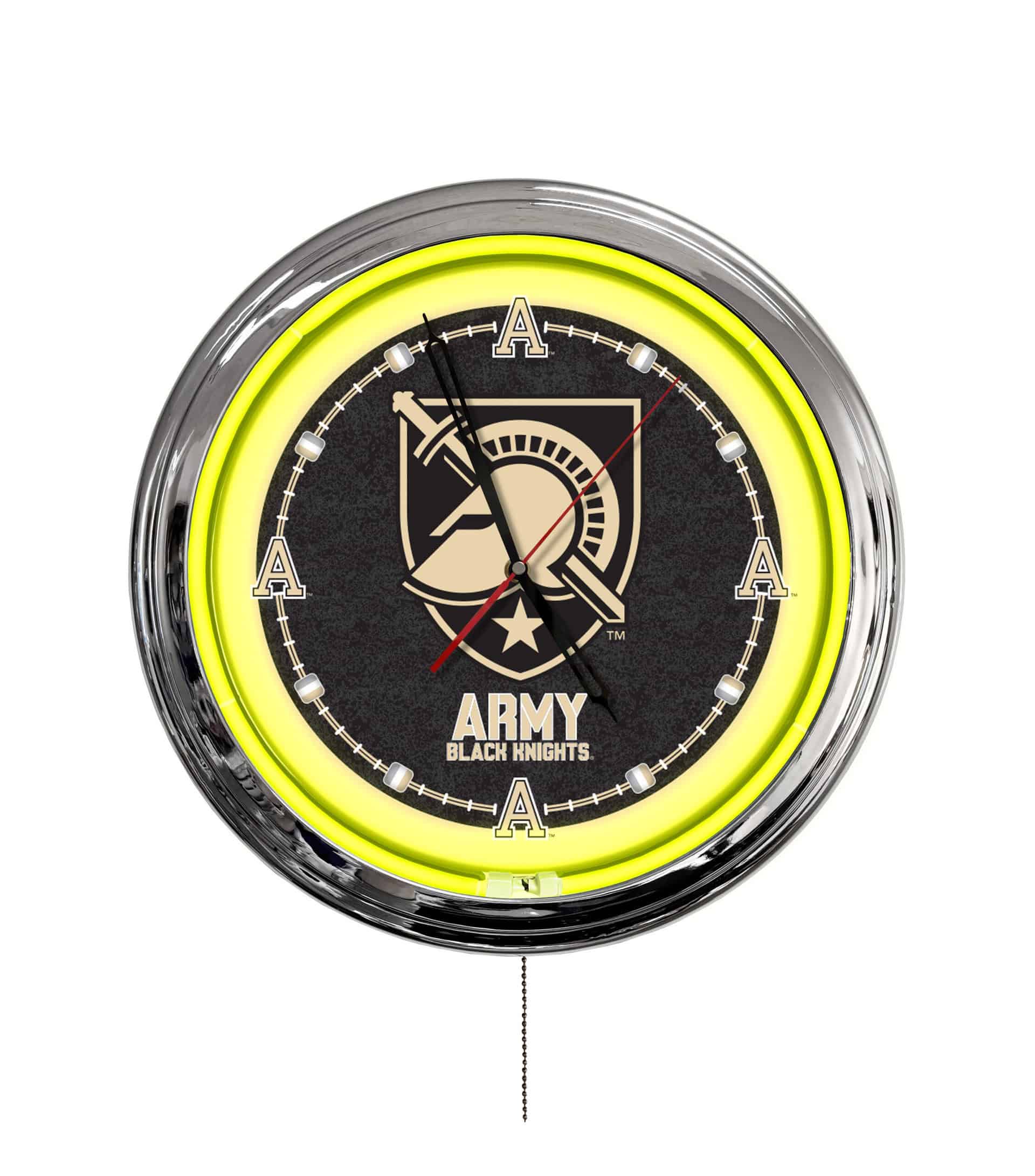 US Military Academy 16-Inch LED Wall Clock in Chrome 3 US Military Academy 16-Inch LED Wall Clock in Chrome