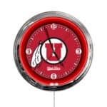 University of Utah 16-Inch LED Wall Clock in Chrome 3 University of Utah 16-Inch LED Wall Clock in Chrome