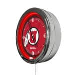 University of Utah 16-Inch LED Wall Clock in Chrome 4 University of Utah 16-Inch LED Wall Clock in Chrome