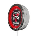 Valdosta State University 16-Inch LED Wall Clock in Chrome 4 Valdosta State University 16-Inch LED Wall Clock in Chrome