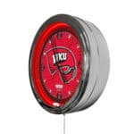 Western Kentucky University 16-Inch LED Wall Clock in Chrome 4 Western Kentucky University 16-Inch LED Wall Clock in Chrome