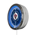 Winnipeg Jets 16-Inch LED Wall Clock in Chrome 4 Winnipeg Jets 16-Inch LED Wall Clock in Chrome