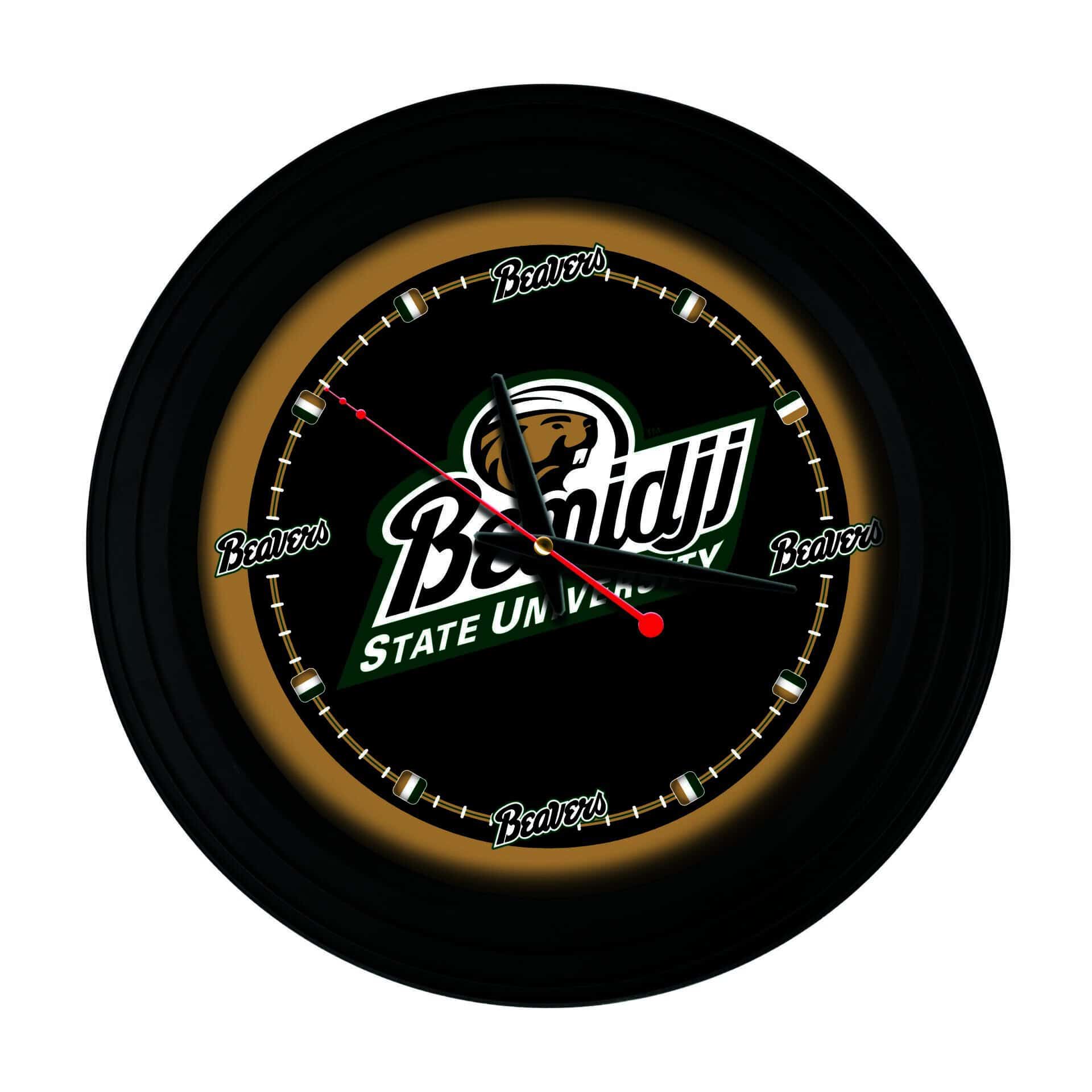 Bemidji State University 15-Inch Wall Clock in Black 1 Bemidji State University 15-Inch Wall Clock in Black