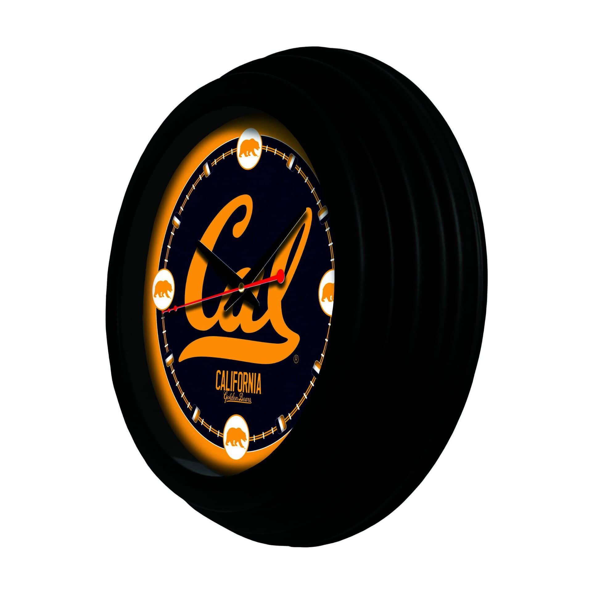 University of California 15-Inch Wall Clock in Black 4 University of California 15-Inch Wall Clock in Black